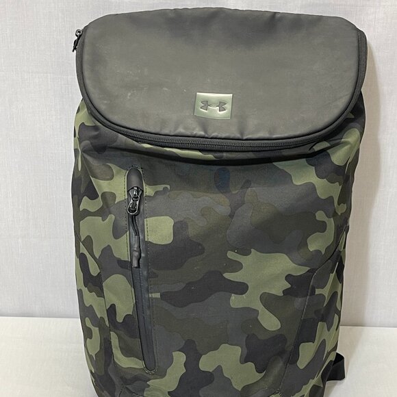 Under Armour Storm Camo Unisex Lifestyle Backpack Water Resistant | Rare - Picture 2 of 3